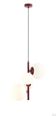 Suspension Bloom 4 Metal Bordeaux