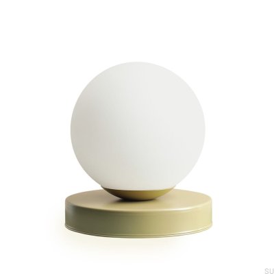 Lampe de bureau Ball S en métal pistache