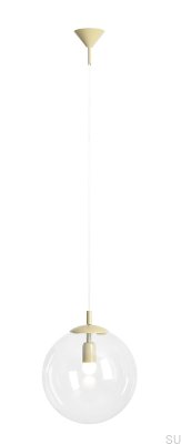 Suspension Globe Metal Pistache