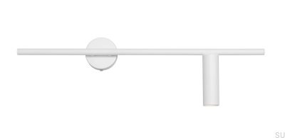 Applique murale Trevo en métal blanc (droite)