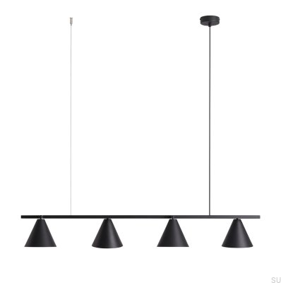 Lampe suspendue noire en métal Form 4