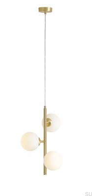 Lampe suspendue en laiton Fin 3 S
