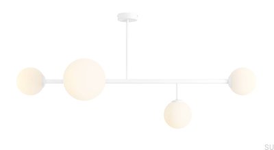 Plafonnier Dione 4 Métal Blanc