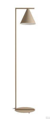 Lampadaire Form Métal Beige