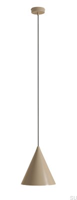 Lampe suspendue Form Metal Beige