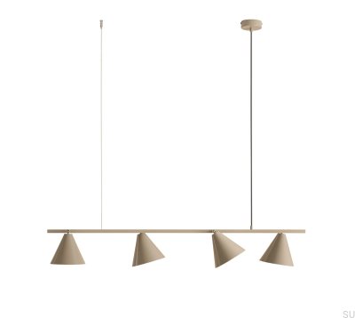 Suspension Form 4 Métal Beige
