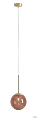 Suspension Bosso Mini 20 en laiton multicolore chocolat crème