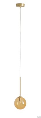 Suspension Bosso Mini 14 en laiton orange multicolore