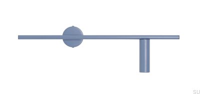 Applique murale Trevo en métal bleu (droite)
