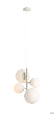 Suspension Bloom 4 Metal Crème