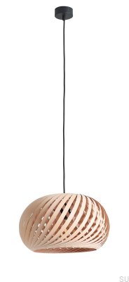 Lampe suspendue en bois de hêtre Nature Cross S