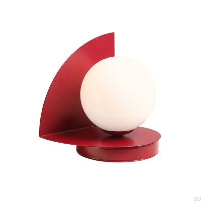 Lampe de bureau Loop Métal Bordeaux