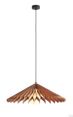 Lampe suspendue Nature Sun XL en bois de hêtre