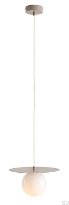 Suspension Loop S en métal beige