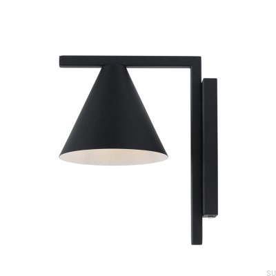 Applique murale Form Metal noire
