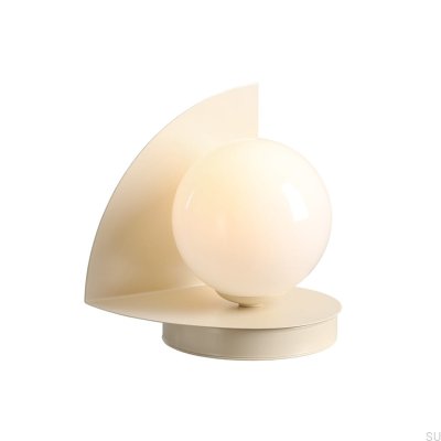 Lampe de bureau Loop Métal Crème