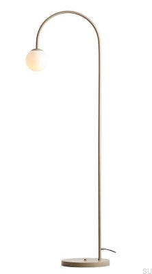 Lampadaire Una Métal Beige
