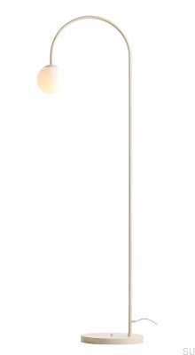 Lampadaire Una Métal Crème