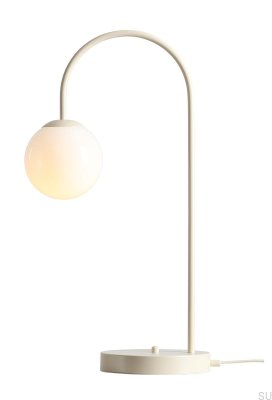 Lampe de bureau Una Metal Cream