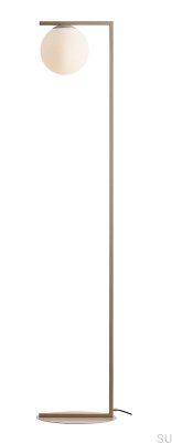 Lampadaire Zac Métal Beige