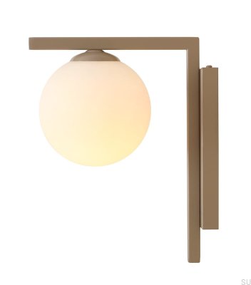 Applique murale Zac en métal beige