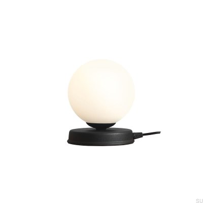 Lampe de bureau Ball S en métal noir