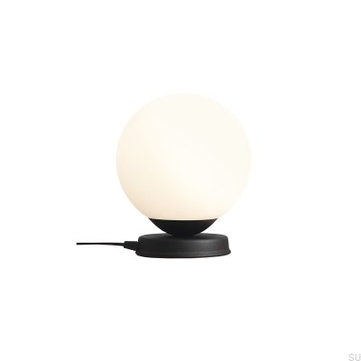 Lampe de bureau Ball M en métal noir