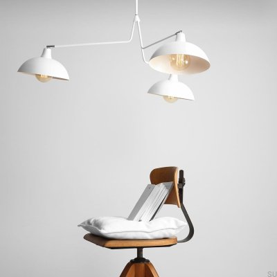 Plafonnier Espace 3 Métal Blanc