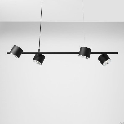 Lampe suspendue Bot 4 Metal noire