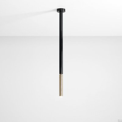 Barre de plafond M en métal noir