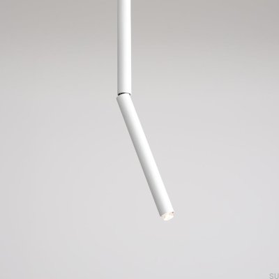 Plafonnier Stick All Long en métal blanc