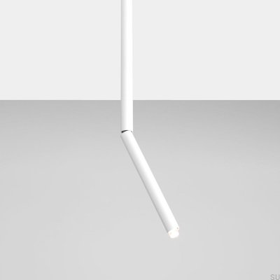Plafonnier Stick All Medium en métal blanc