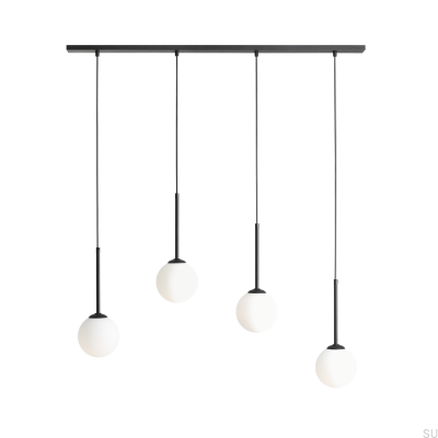 Suspension Bosso 4 en métal noir