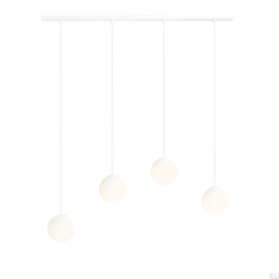 Suspension Bosso 4 en métal blanc
