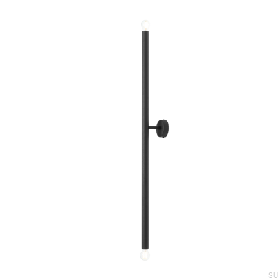 Applique Tubo 2 L Métal Noir