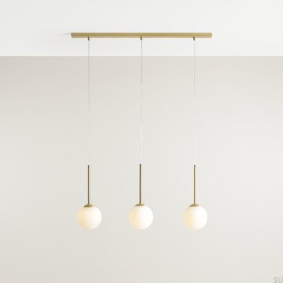 Lampe suspendue en laiton Bosso 3