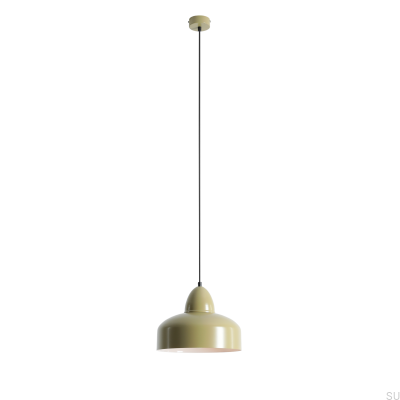 Lampe suspendue Como Metal Pistache