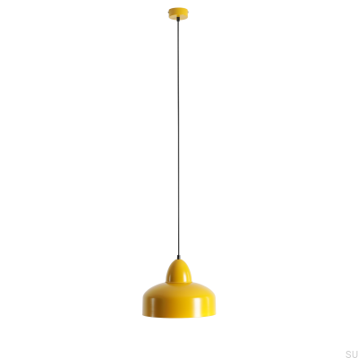 Lampe suspendue Como Metal moutarde