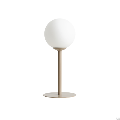 Lampe de bureau Pinne en métal beige