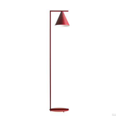 Lampadaire Form Metal Bordeaux