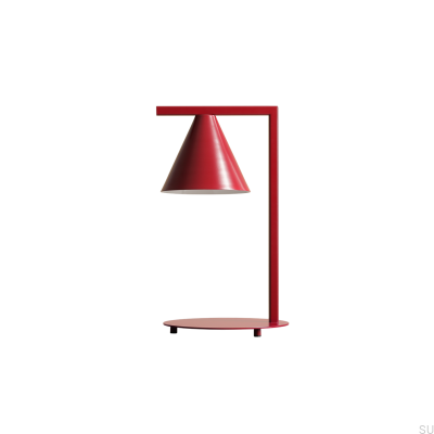 Lampe de bureau Form Metal Bordeaux