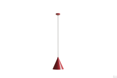 Lampe à suspension Form Metal Bordeaux