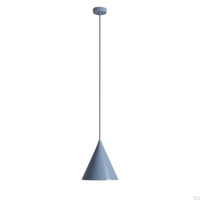 Lampe suspendue Form Metal bleue