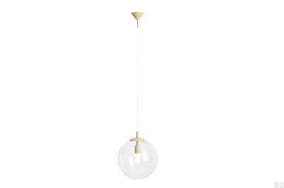 Suspension Globe Metal Pistache