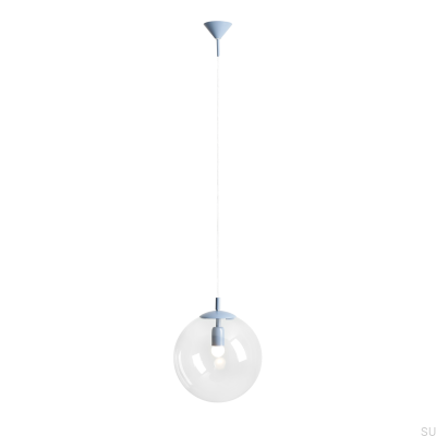Lampe suspendue Globe Metal Blue
