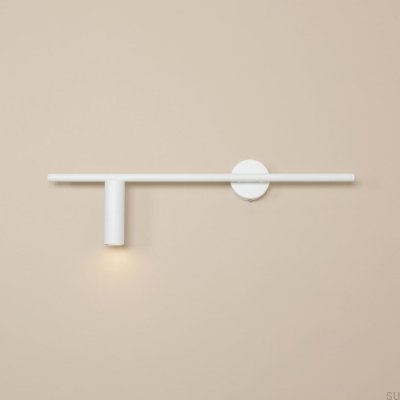 Applique murale Trevo en métal blanc (gauche)