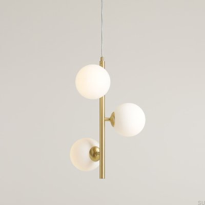 Lampe suspendue en laiton Fin 3 S
