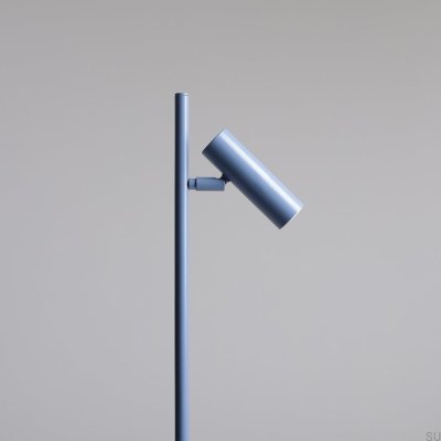 Lampe de bureau Trevo en métal bleu