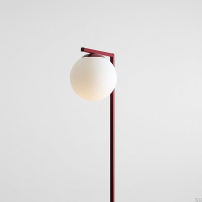 Lampadaire Zac Métal Bordeaux