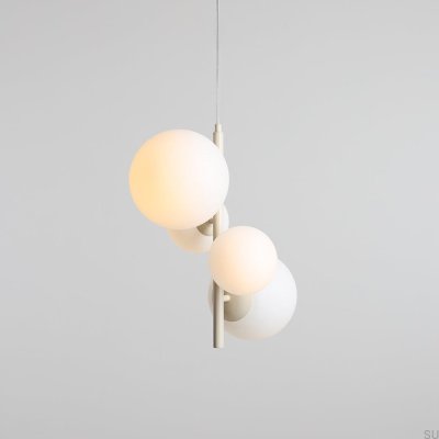 Suspension Bloom 4 Metal Crème